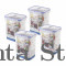 4-Side Lock Rectangular Container – 1500 ml