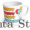 Happy Vibes Birthday Ceramic Mug